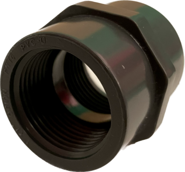 Doppelmuffe / Gewindemuffe IG x IG PVC-U 1/4" bis 4"